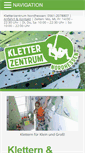 Mobile Screenshot of kletterzentrum-nordhessen.de